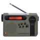 bea-tec Outdoor FM/AM Radio Solar mit LED 2000mAh graugrün