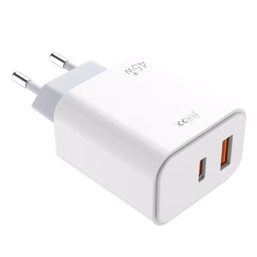 Felixx Lader 45W USB-C/USB-A Wei&szlig;
