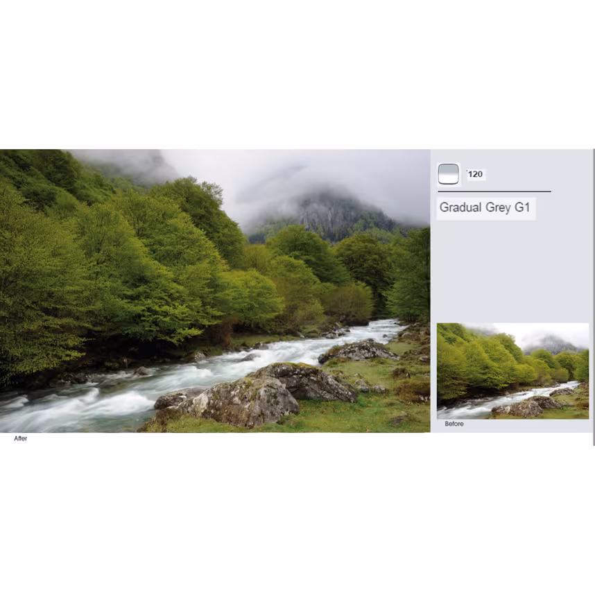 Cokin Z120 Verlauf Grau G1