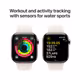 Apple Watch S10 LTE 42mm gold Titanium Case + starlight M/L