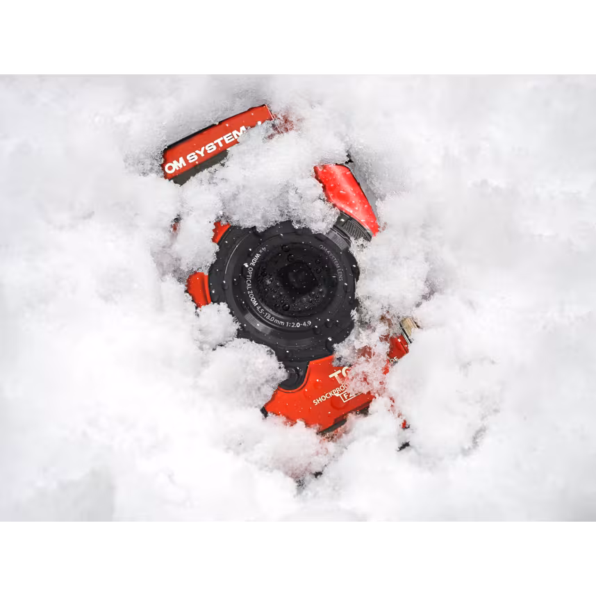 OM System TG-7 rot Outdoor-/Unterwasserkamera