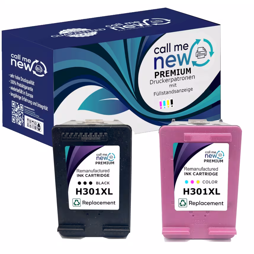 CMN Premium aufber. Tintenpatrone für HP301XL Multipack