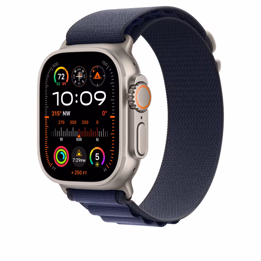 Apple Watch 49mm Alpin Loop S marine