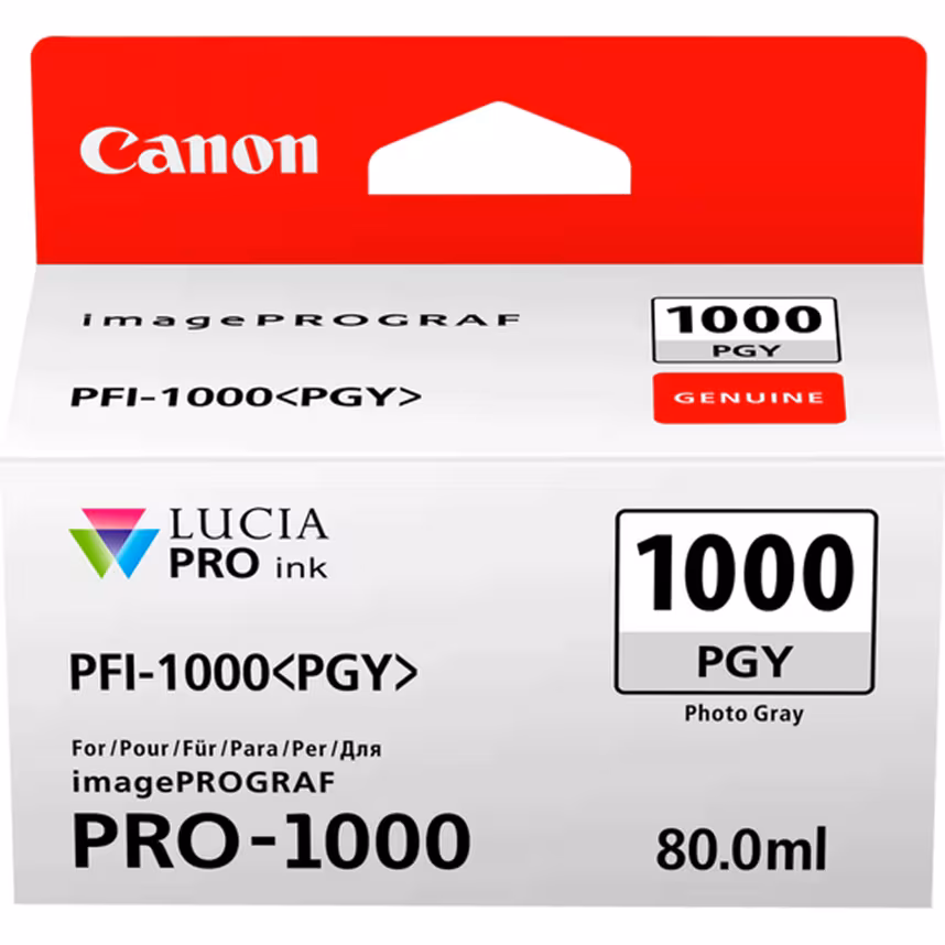 Canon PFI1000PGY photo grey imagePrograf Pro 1000