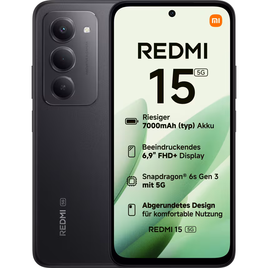 Xiaomi Redmi 15 128GB Schwarz