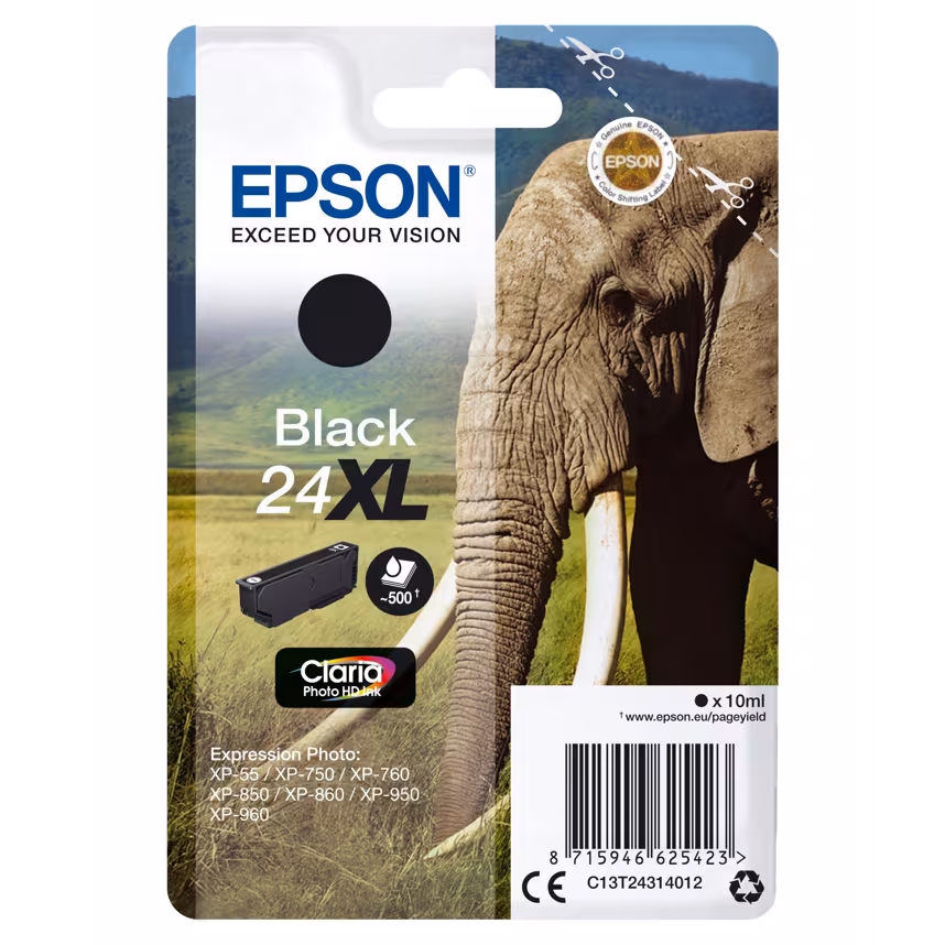 Epson 24XL T2431 Tinte Photo Black 10ml