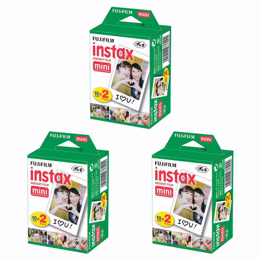 Instax mini glossy 3x20 Vorteilspack
