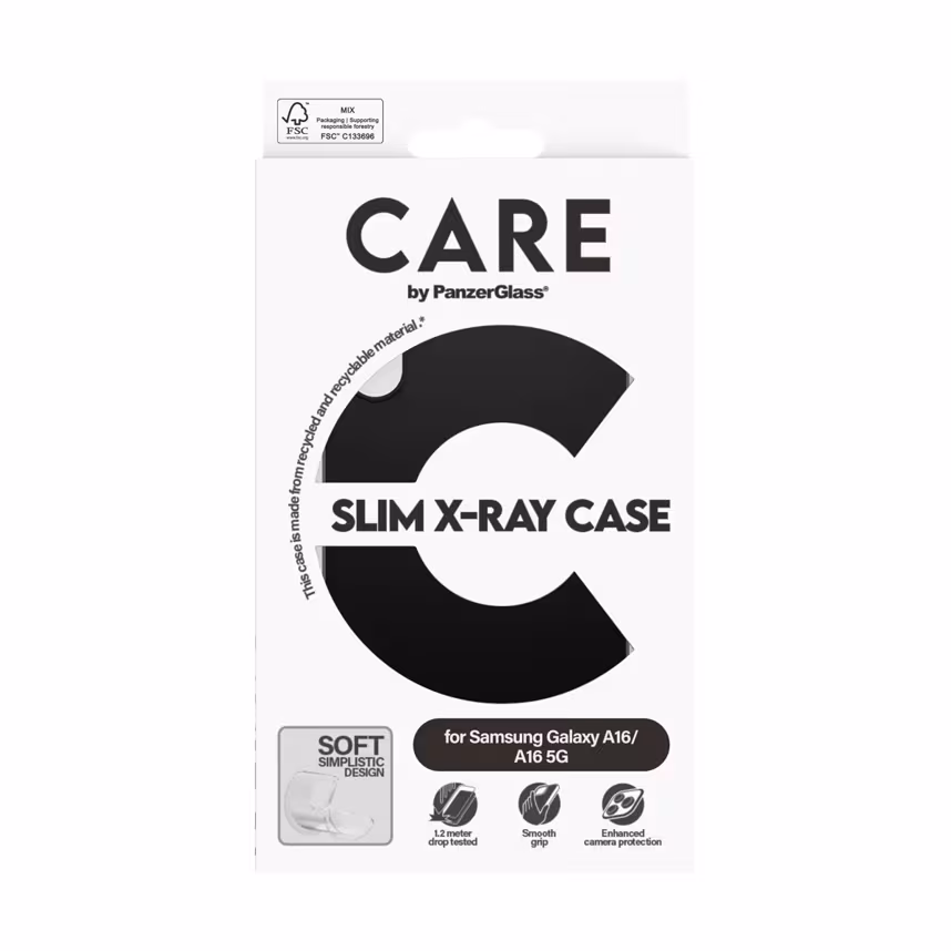 Care Back Cover Fashionable Samsung Galaxy A16 black