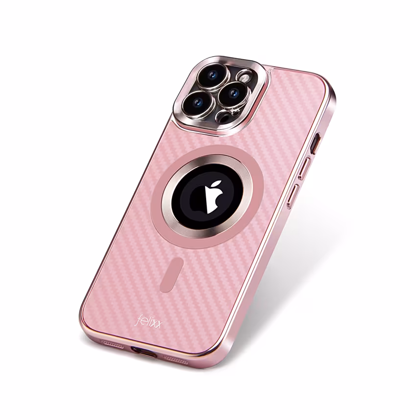 Felixx Back Carbon App iPhone 15 Pro Max rose
