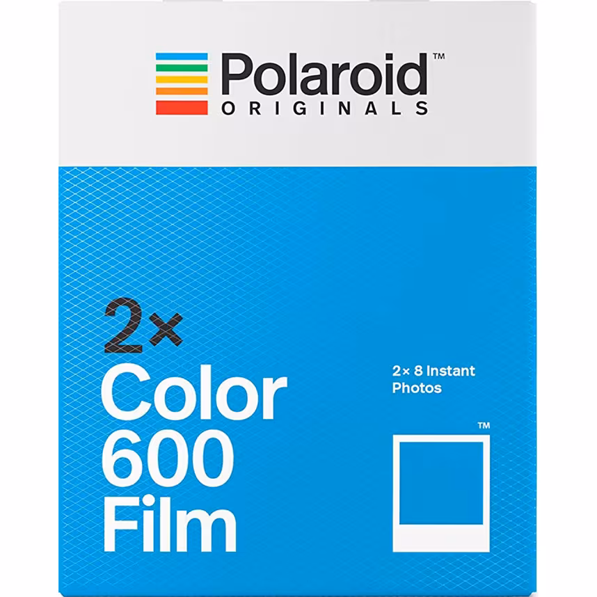 Polaroid 600 Film Color Doppelpack + Aufbewahrungsbox