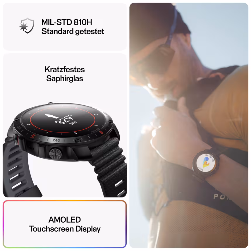 Polar Grit X2 Pro grau S/L