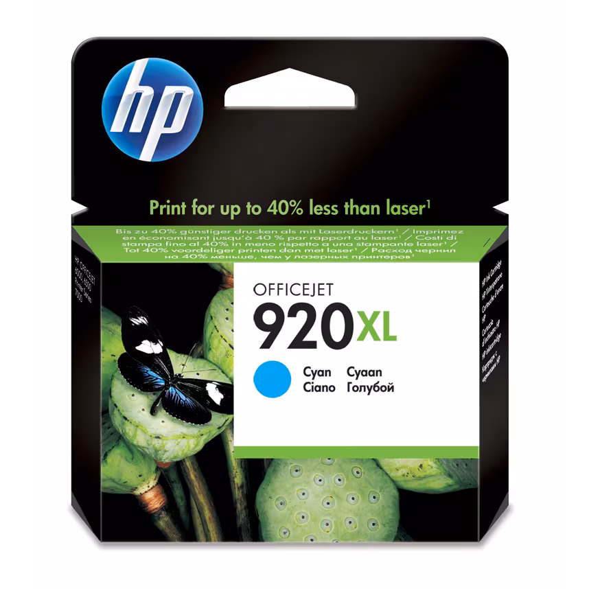 HP 920XL CD972AE Tinte cyan