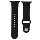Mika Uhrenarmband Apple 42/44mm Silikon schwarz