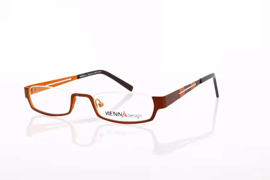 Vienna Design UN 453 03 Lesebrille Halbrand Metall