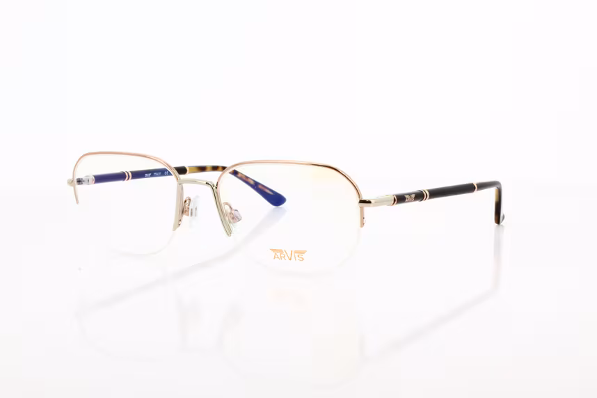 AV 097 C1 Herrenbrille Halbrand Metall