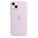 Apple iPhone 14 Plus Silikon Case mit MagSafe flieder