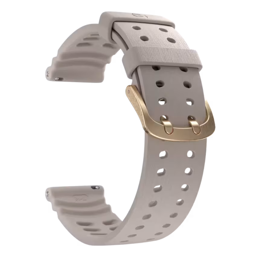 Polar Armband 22mm S-L Sport grau/gold