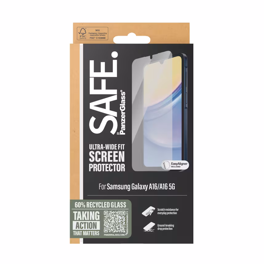 PanzerGlass Displayschutz  Samsung Galaxy A16