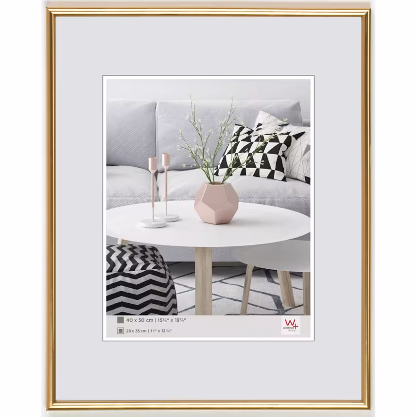 Galeria 40x50 Kunststoff gold