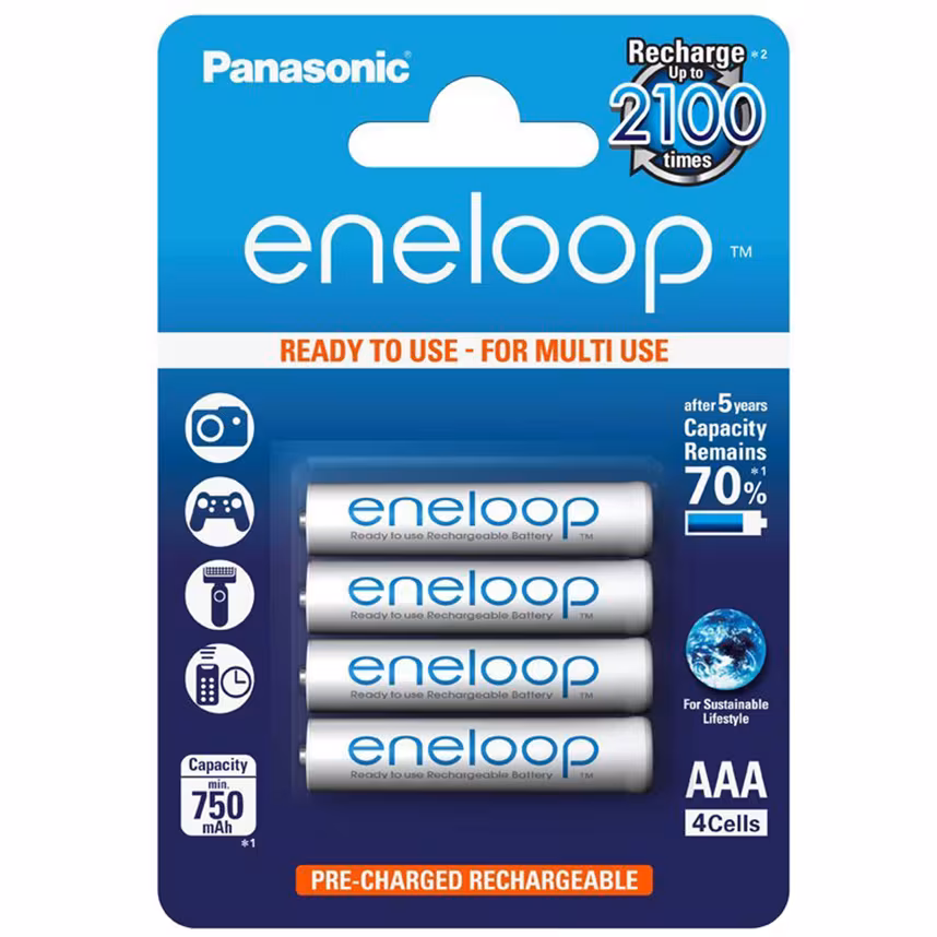 eneloop AAA 750mAh 4er Blister
