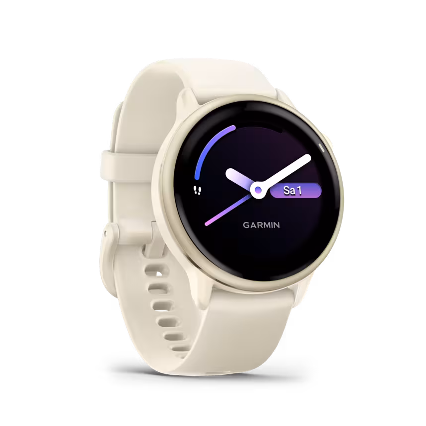 Garmin vivoactive 6  Bone/Lunar Gold
