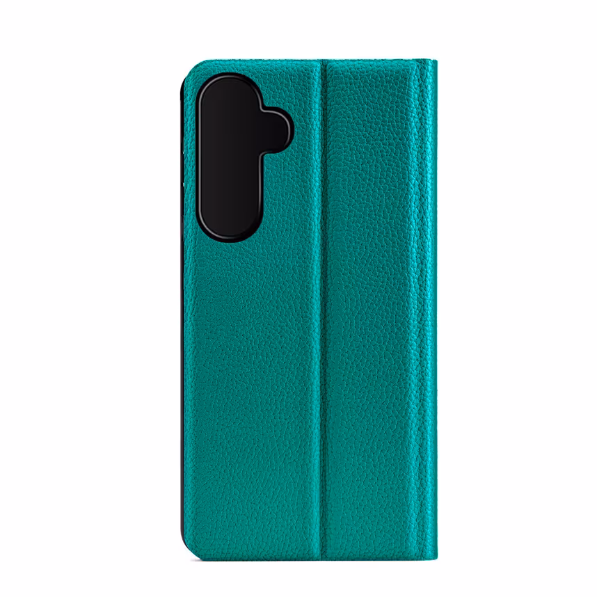 felixx Premium Book Case Venezia bistro green mit Standfunktion und Innenfach für Samsung Galaxy A35 5G