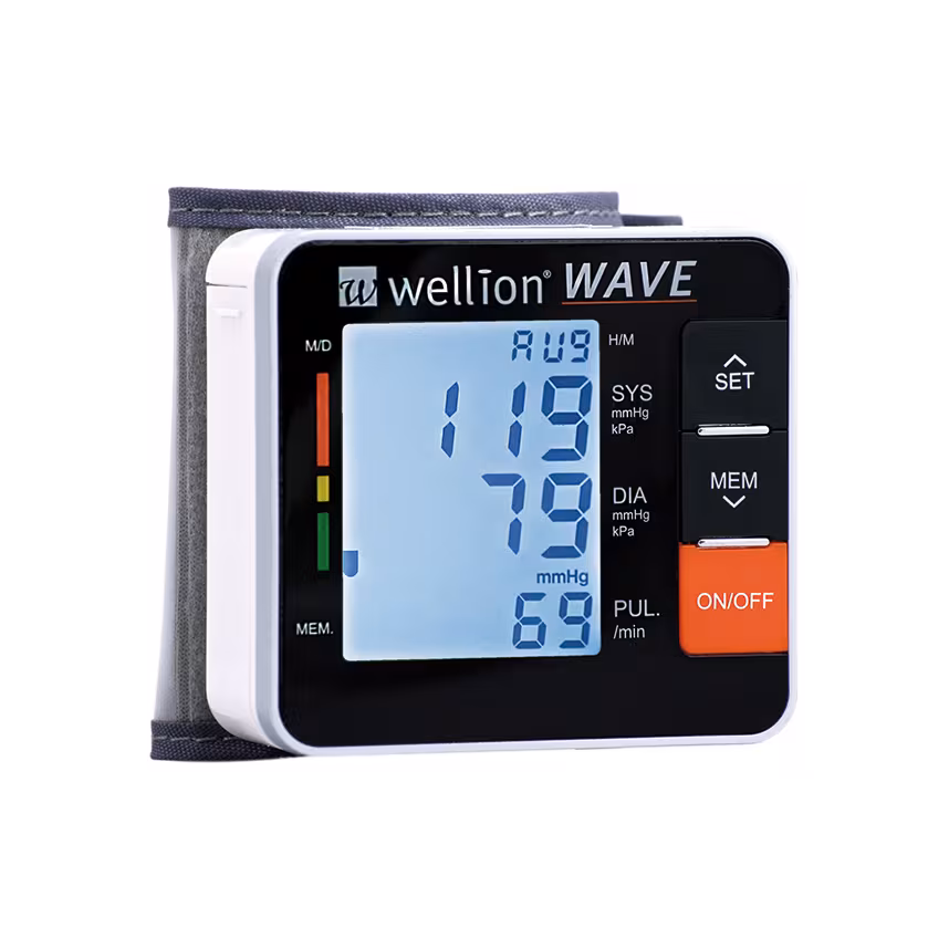 Wellion Wave Blutdruckmessgerät Handgelenk