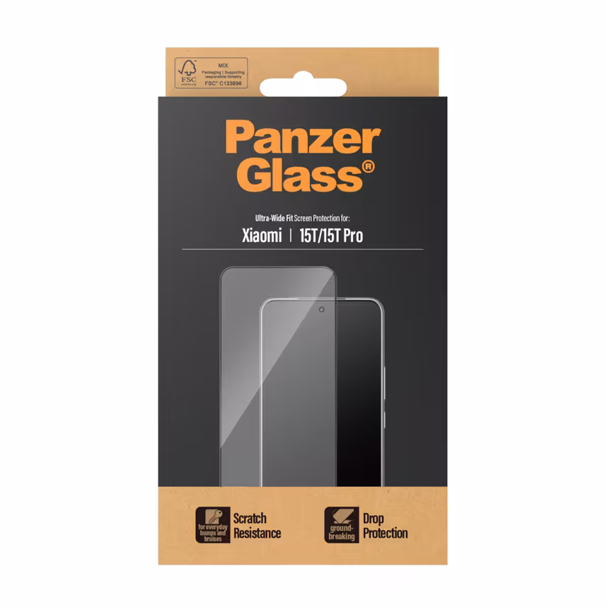 PanzerGlass Glas Ultra-Wide-Fit Xiaomi 15T/15T Pro