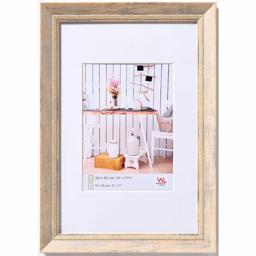 Bilderrahmen Chalet 15x20cm Kunststoff natur