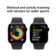 Apple Watch S10 GPS 42mm black Alu Case + black Band M/L