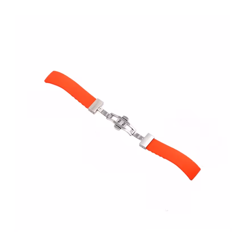 Mika Uhrenarmband Uni 18mm Silikon rot