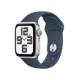 Apple Watch SE GPS Alu silber 40mm Sportband M/L sturmblau