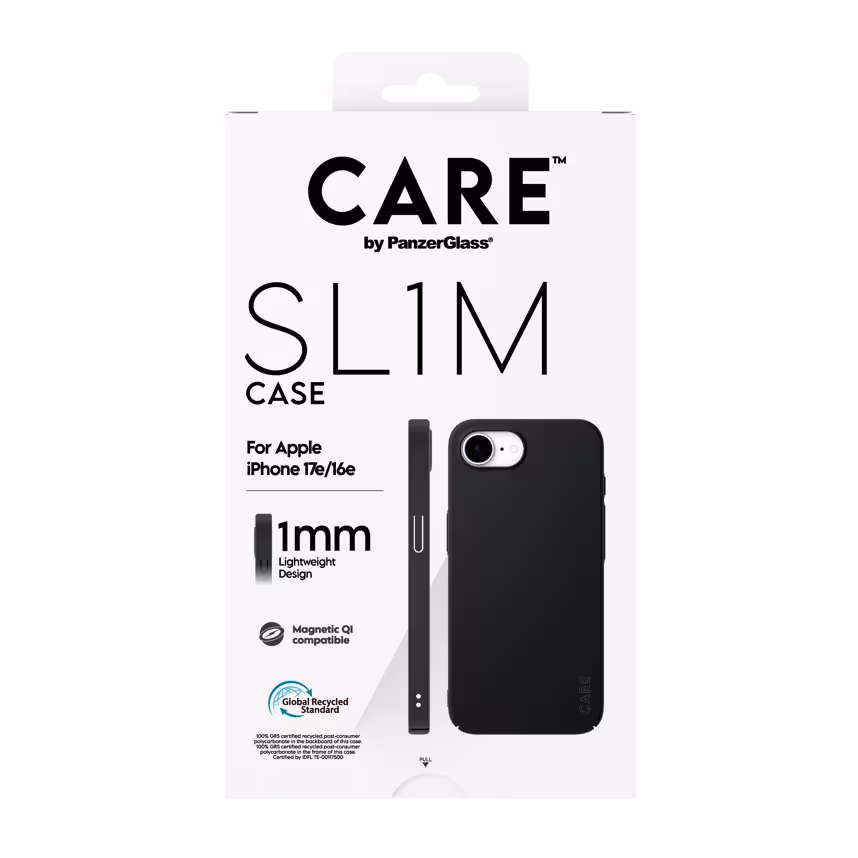 Care Back SL1M mit MagSafe Apple iPhone 17e/16e schwarz