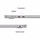 Apple MacBook Air 15 M4/10CPU/10GPU/16GB/256GB SSD silber