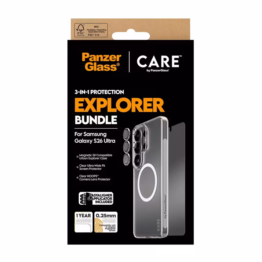 PanzerGlass Care Urban Combat 3 in 1 Bundle Samsung Galaxy S26 Ultra
