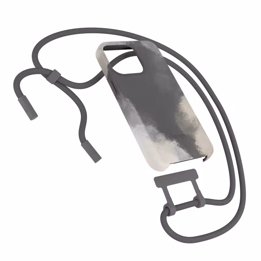 Woodcessories Change Case Batik iPhone 13 Pro grau