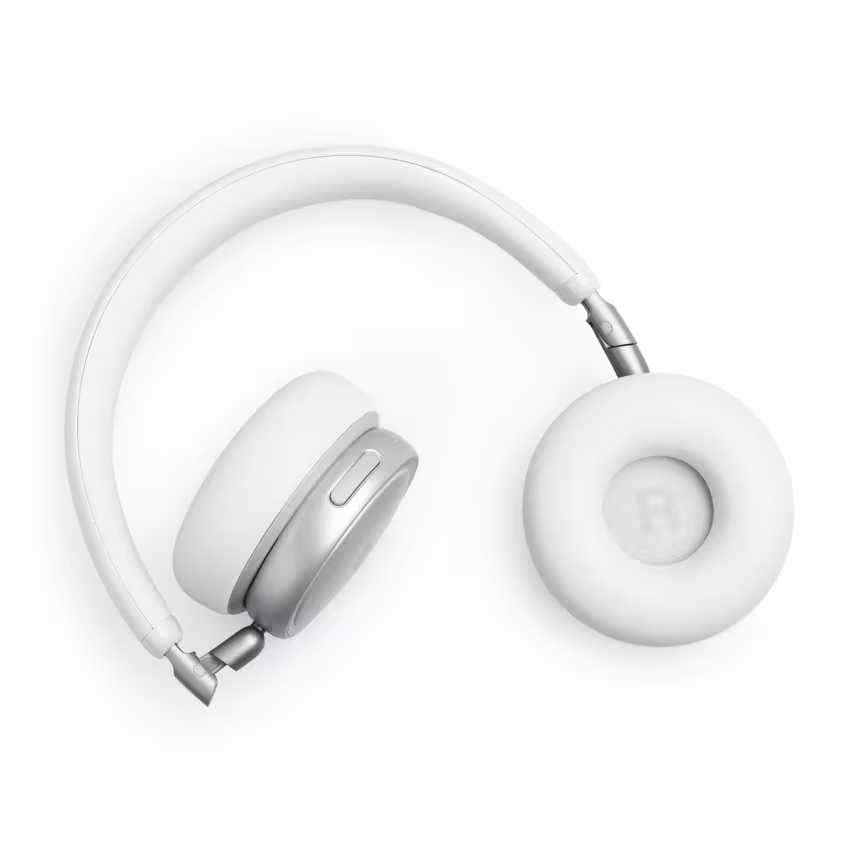 JBL Live 680NC, On-Ear Bluetooth Kopfh&ouml;rer, weiss
