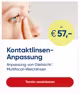(um 57&euro;) Kontaktlinsen- Anpassung: Anpassung von Gleitsicht/ Multifocal-Weichlinsen (Termin vereinbaren) (Auf dem Bild ist eine Person zu sehen, die eine Kontaktlinse einsetzt.)