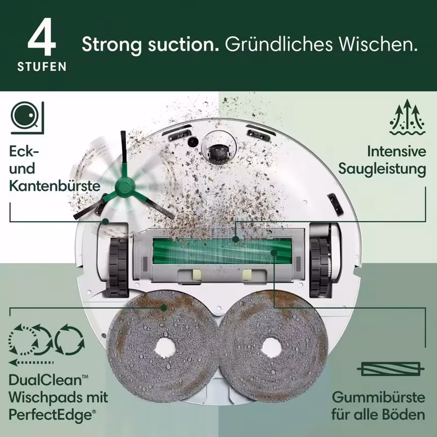 iRobot Roomba 505 Combo Plus Roboter weiß
