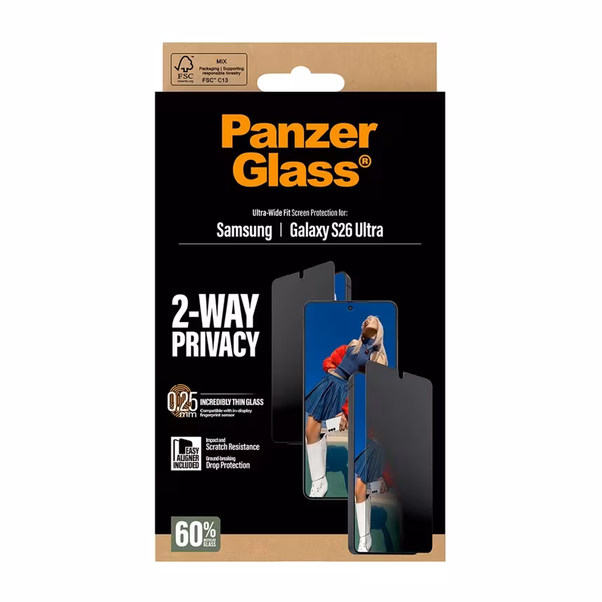 PanzerGlass Glas 2-Way Privacy Samsung Galaxy S26 Ultra