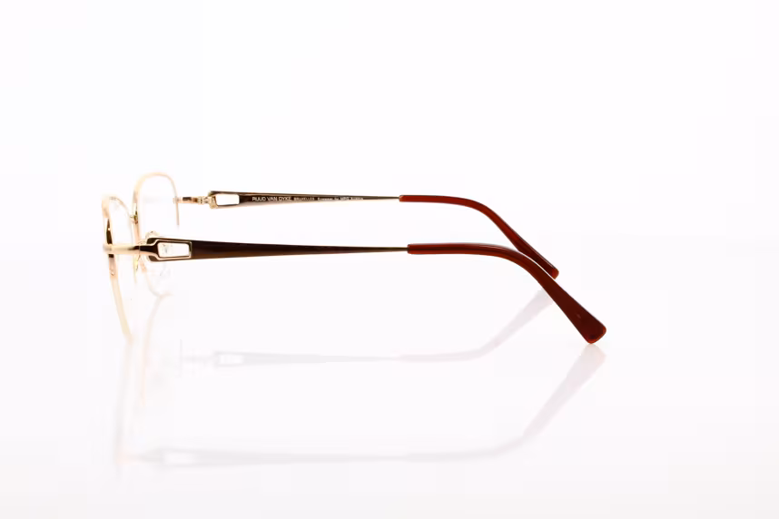 RVD 1156T-4H Damenbrille Halbrand Titan