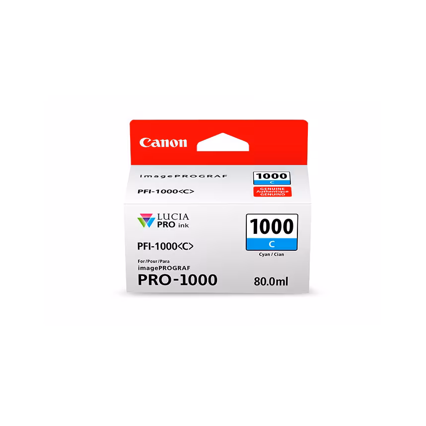 Canon PFI1000C cyan imagePrograf Pro 1000