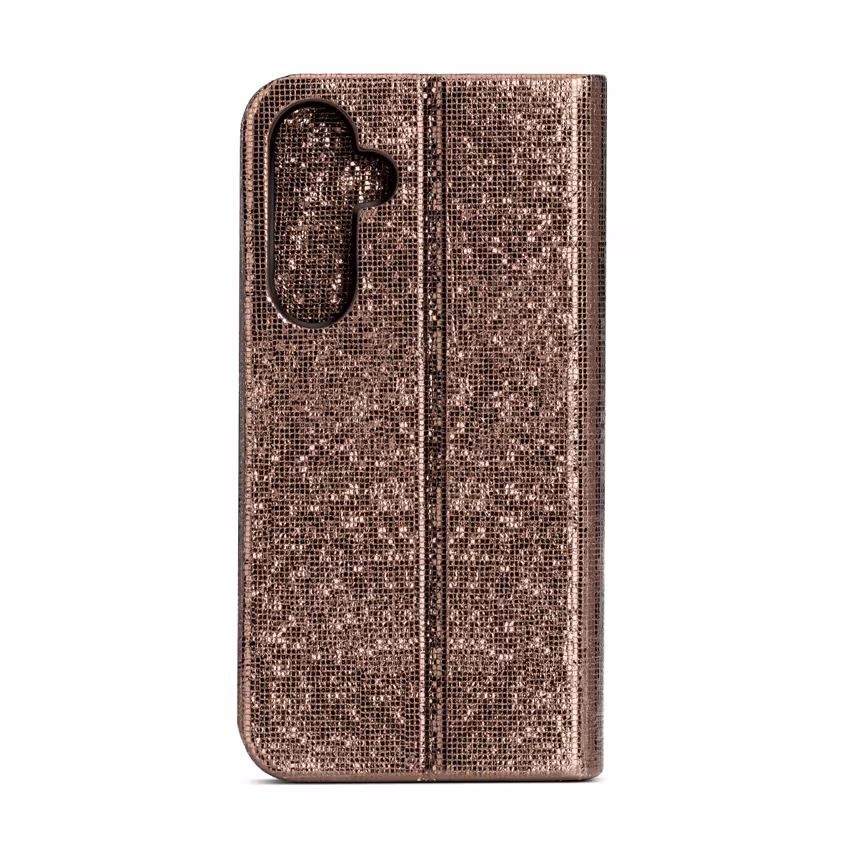 felixx Book Case NASSAU Samsung Galaxy A55 Glitter bronze
