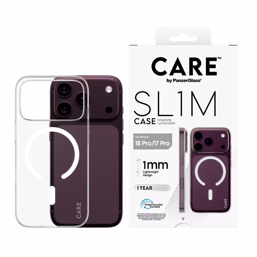 Care Back Cover SL1M mit MagSafe Apple iPhone 2026 Pro/ 17 Pro Clear