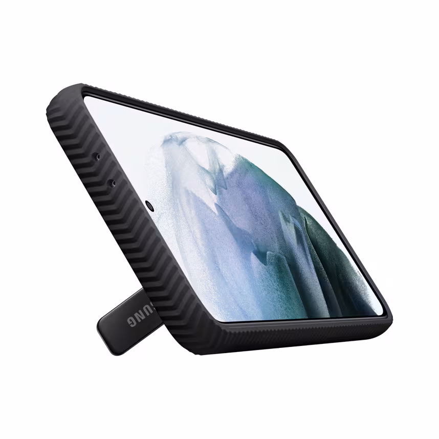 Samsung Back Cover Protective Standing Galaxy S21+ black