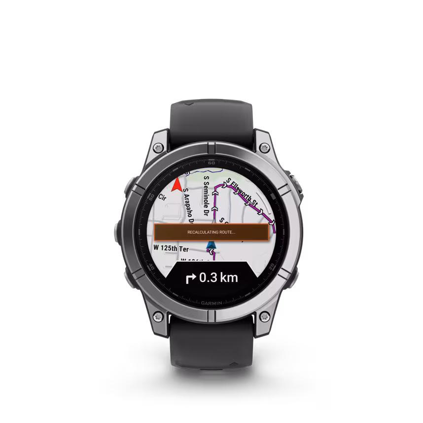 Garmin Fenix E 47mm schwarz/silber