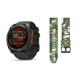 Garmin Fenix 8 51mm schwarz/schiefergrau + Gratis Mika Band camouflage




