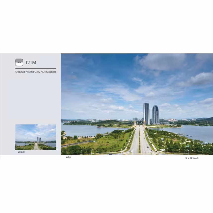 Cokin P121M Verlauf Grau G2M