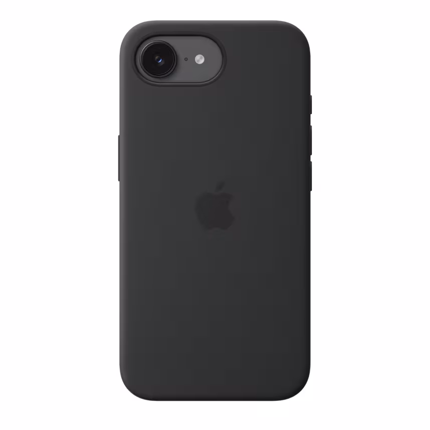 Apple iPhone 17e Silikon Case mit Magsafe schwarz