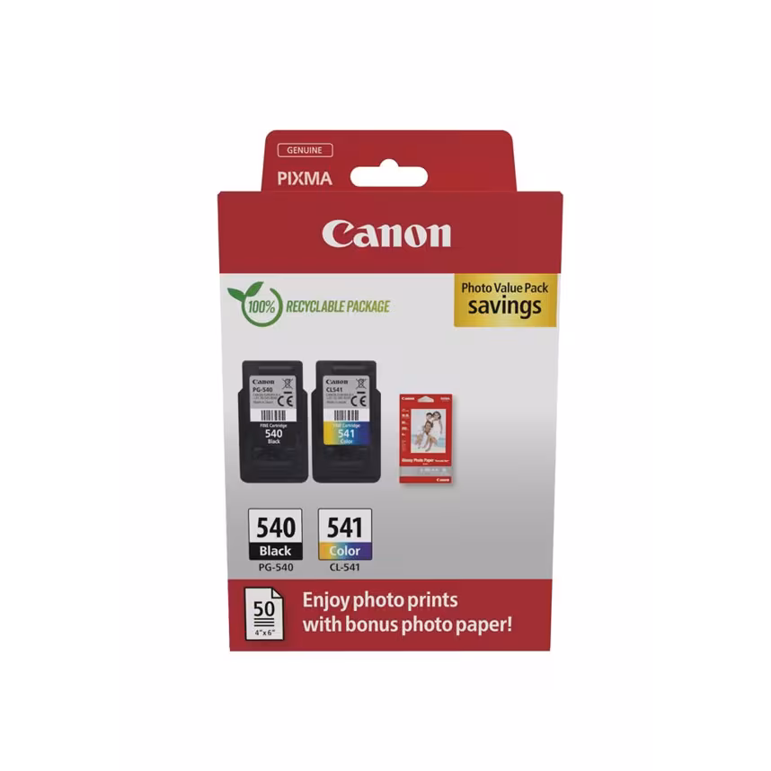 Canon Patronen 540/541 inkl Papier